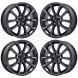 Ford Edge Wheel Rim PVD Black Chrome 3674 Stock Factory OEM Replacement