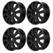 Ford Mustang Wheel Rim PVD Black Chrome 3813 Stock Factory OEM Replacement