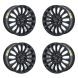 Ford Focus Exchange Wheels Set of 4-Exchange Rims Set of 4 Gloss Black 3885