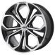 Ford Taurus Wheel Rim Machined Black 3926A Stock Factory OEM Replacement