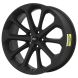 Ford Taurus Wheel Rim Satin Black 3927A Stock Factory OEM Replacement