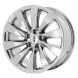 Lincoln MKS Wheel Rim PVD Bright Chrome 3928 Stock Factory OEM Replacement