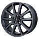 Lincoln MKZ Wheel Rim PVD Black Chrome 3953 Stock Factory OEM Replacement