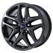Ford Fusion Wheel Rim PVD Black Chrome 3957 Stock Factory OEM Replacement