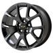 Chevrolet Impala Wheel Rim PVD Black Chrome 4108B Stock Factory OEM Replacement