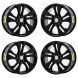 Buick Regal Exchange Wheels Set of 4-Exchange Rims Set of 4 Gloss Black 4811