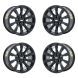 Cadillac CT5 Exchange Wheels Set of 4-Exchange Rims Set of 4 Gloss Black 4836