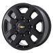 Chevrolet Silverado 2500 Wheel Rim Satin Black 5502 Stock Factory OEM Replacement