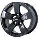 Chevrolet Malibu Wheel Rim PVD Black Chrome 5558 Stock Factory OEM Replacement