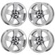 Chevrolet Malibu Wheel Rim PVD Bright Chrome 5558 Stock Factory OEM Replacement