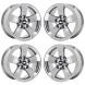 Chevrolet Malibu Wheel Rim PVD Bright Chrome 5558 Stock Factory OEM Replacement