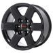 GMC Sierra 1500 Wheel Rim Gloss Black 5645 Stock Factory OEM Replacement