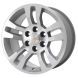 Chevrolet Silverado 1500 Wheel Rim Machined Silver 5646 Stock Factory OEM Replacement