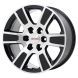 GMC Sierra 1500 Wheel Rim Machined Black 5650 Stock Factory OEM Replacement