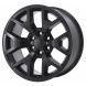 GMC Sierra 1500 Wheel Rim Satin Black 5658 Stock Factory OEM Replacement