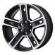 Chevrolet Silverado 1500 Wheel Rim Machined Black 5664 Stock Factory OEM Replacement