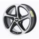 Chevrolet Malibu Wheel Rim Machined Black 5714 Stock Factory OEM Replacement