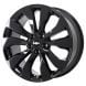 Chevrolet Malibu Wheel Rim Gloss Black 5718 Stock Factory OEM Replacement