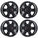Chevrolet Silverado 2500 Exchange Wheels Set of 4-Exchange Rims Set of 4 Gloss Black 5803