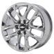 Chevrolet Traverse Wheel Rim PVD Bright Chrome 5843 Stock Factory OEM Replacement