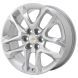 Chevrolet Traverse Wheel Rim Machined Silver 5843 Stock Factory OEM Replacement
