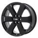 Chevrolet Traverse Wheel Rim Gloss Black 5845 Stock Factory OEM Replacement