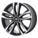 Chevrolet Malibu Wheel Rim Machined Black 5857 Stock Factory OEM Replacement