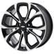 Chevrolet Cruze Wheel Rim Machined Black 5884 Stock Factory OEM Replacement