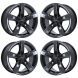 Audi A6 Wheel Rim PVD Black Chrome 58893 Stock Factory OEM Replacement