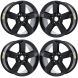 Audi Q7 Exchange Wheels Set of 4-Exchange Rims Set of 4 Gloss Black 58935