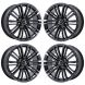 Audi A4 Wheel Rim PVD Black Chrome 59003 Stock Factory OEM Replacement
