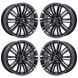 Audi A4 Wheel Rim PVD Black Chrome 59003 Stock Factory OEM Replacement