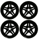 Audi Q5 Exchange Wheels Set of 4-Exchange Rims Set of 4 Gloss Black 59036