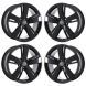 Audi Q5 Exchange Wheels Set of 4-Exchange Rims Set of 4 Gloss Black 59037