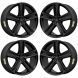 Audi Q8 Exchange Wheels Set of 4-Exchange Rims Set of 4 Gloss Black 59062