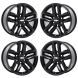 Chevrolet Silverado 1500 Exchange Wheels Set of 4-Exchange Rims Set of 4 Gloss Black 5911