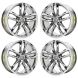 Audi A4 Wheel Rim PVD Bright Chrome 59124 Stock Factory OEM Replacement
