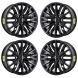 GMC Sierra 1500 Exchange Wheels Set of 4-Exchange Rims Set of 4 Gloss Black 5921