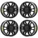 GMC Sierra 2500 Exchange Wheels Set of 4-Exchange Rims Set of 4 Gloss Black 5949