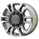 GMC Sierra 2500 Wheel Rim Machined Grey 5949 Stock Factory OEM Replacement