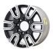 GMC Sierra 2500 Wheel Rim Machined Black 5950 Stock Factory OEM Replacement