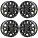 Chevrolet Silverado 2500 Exchange Wheels Set of 4-Exchange Rims Set of 4 Gloss Black 5959