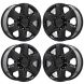 Chevrolet Silverado 2500 Exchange Wheels Set of 4-Exchange Rims Set of 4 Gloss Black 5962