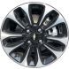 Chevrolet Spark Wheel Rim Machined Black 5975 Stock Factory OEM Replacement