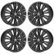 Jaguar XF Wheel Rim PVD Black Chrome 59853 (F) Stock Factory OEM Replacement