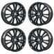 Jaguar XF Exchange Wheels Set of 4-Exchange Rims Set of 4 Gloss Black 59949