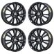 Jaguar XF Exchange Wheels Set of 4-Exchange Rims Set of 4 Gloss Black 59949
