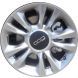 Fiat 500 Wheel Rim Silver 61687 Stock Factory OEM Replacement