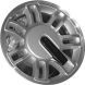 Hummer H3 Wheel Rim Machined Silver 6304 Stock Factory OEM Replacement