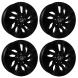 Honda Accord Exchange Wheels Set of 4-Exchange Rims Set of 4 Gloss Black 63141